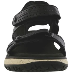 Footbed Sandals*SAS Women's , Embark Sandal Black Ash