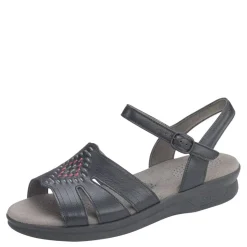 Footbed Sandals*SAS Women's , Huarache Sandal Black