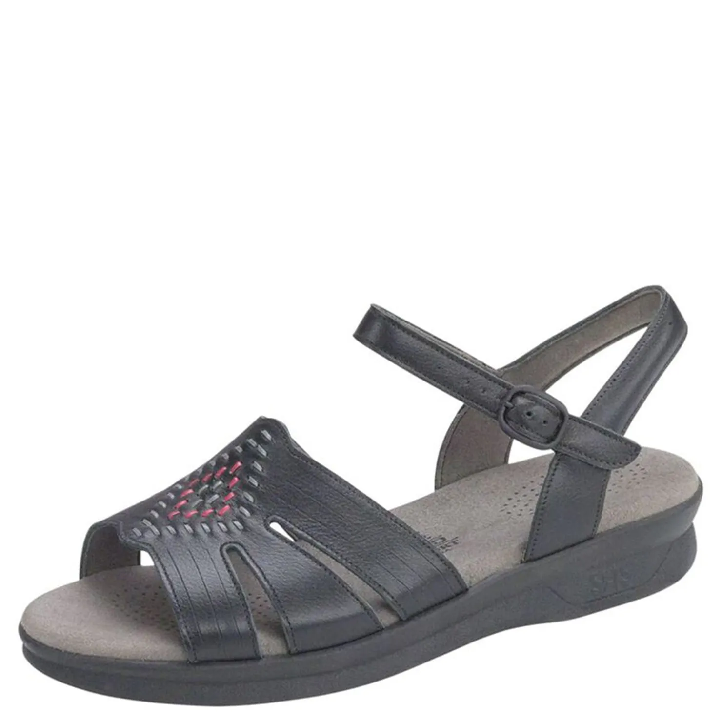 Footbed Sandals*SAS Women's , Huarache Sandal Black