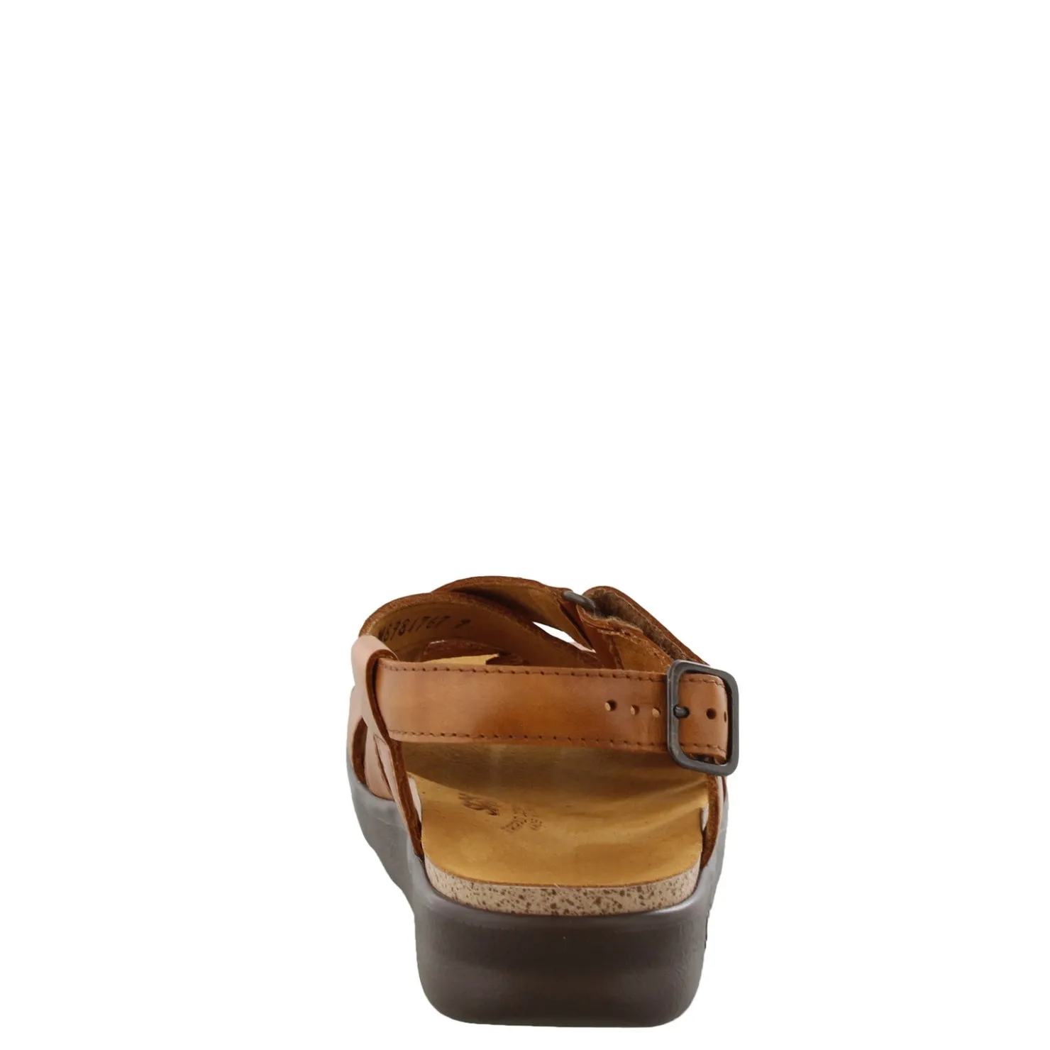 Footbed Sandals*SAS Women's , Huggy Sandal Brown Caramel
