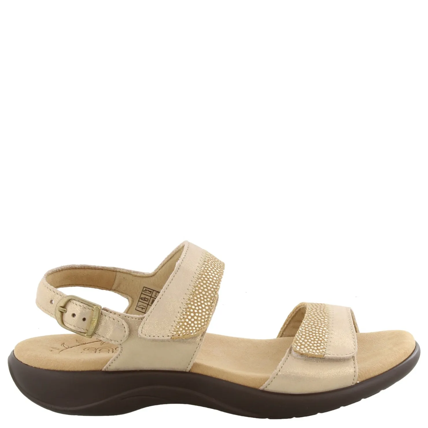 Heeled Sandals*SAS Women's , Nudu Sandal Gold