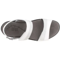 Outdoor & Hiking*SAS Women's , Nudu Sandal White