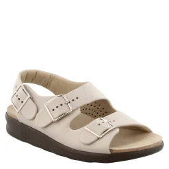Footbed Sandals*SAS Women's , Relaxed Sandal Linen Beige