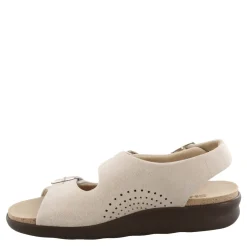 Footbed Sandals*SAS Women's , Relaxed Sandal Linen Beige