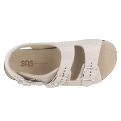 Footbed Sandals*SAS Women's , Relaxed Sandal Linen Beige