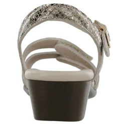 Heeled Sandals*SAS Women's , Savanna Sandal Gold Snake
