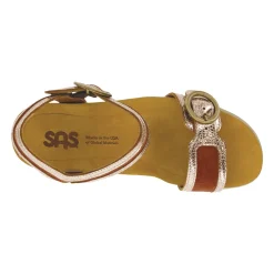 Footbed Sandals*SAS Women's , Seight Sandal Copper