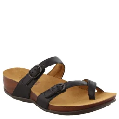 Footbed Sandals*SAS Women's , Shelly Toe Loop Slide Sandal Black