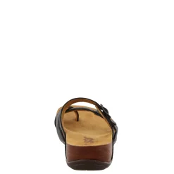 Footbed Sandals*SAS Women's , Shelly Toe Loop Slide Sandal Black