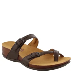 Footbed Sandals*SAS Women's , Shelly Toe Loop Slide Sandal Coffee