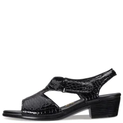 Heeled Sandals*SAS Women's , Suntimer Sandal Black Croc