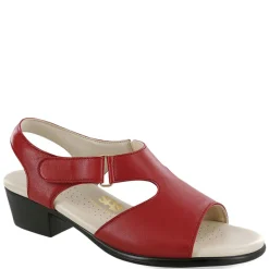 Heeled Sandals*SAS Women's , Suntimer Sandal Red