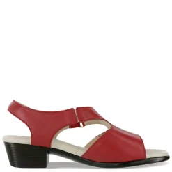 Heeled Sandals*SAS Women's , Suntimer Sandal Red