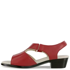 Heeled Sandals*SAS Women's , Suntimer Sandal Red