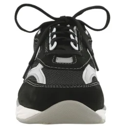 Walking*SAS Women's , Tour Mesh Sneaker Black Silver