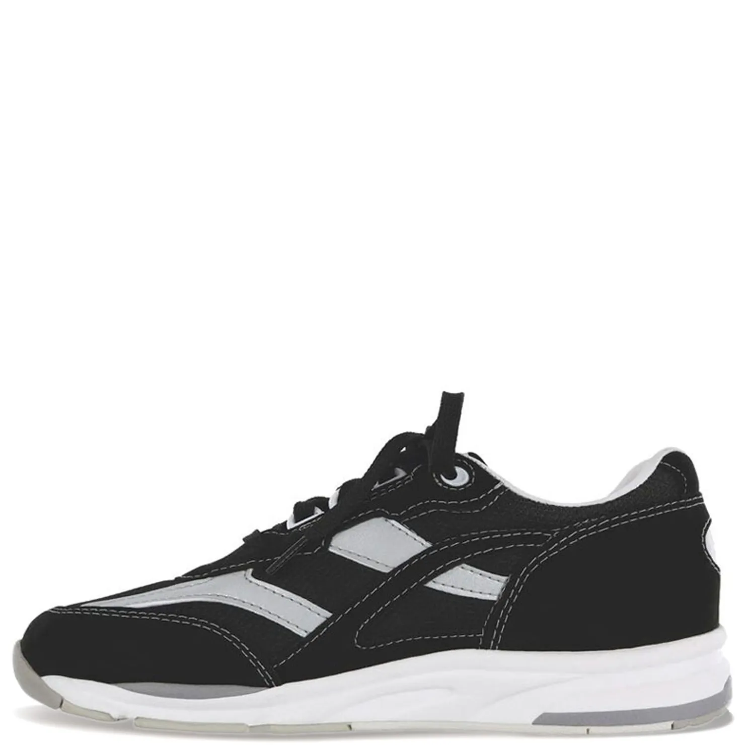 Walking*SAS Women's , Tour Mesh Sneaker Black Silver