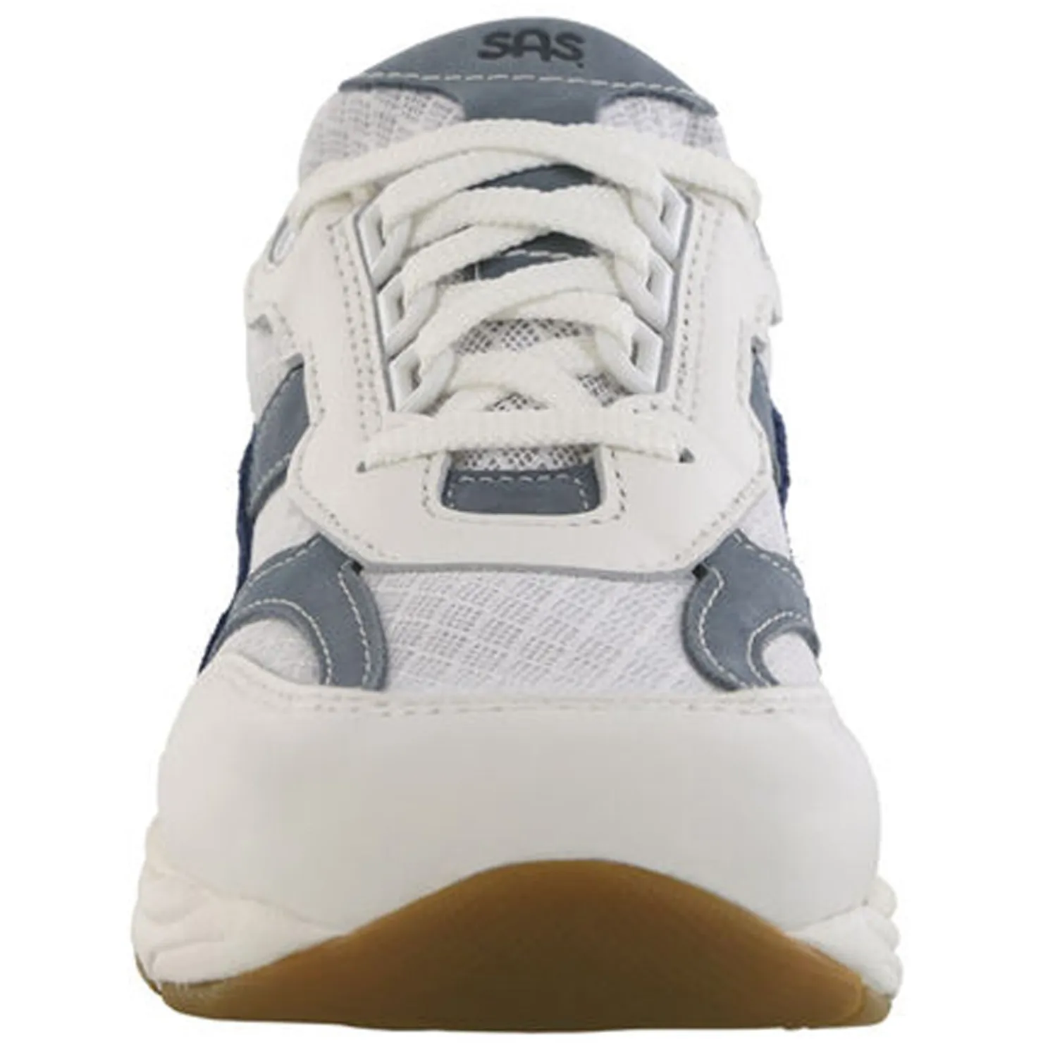 Walking*SAS Women's , Tour Mesh Sneaker White Blue Multi