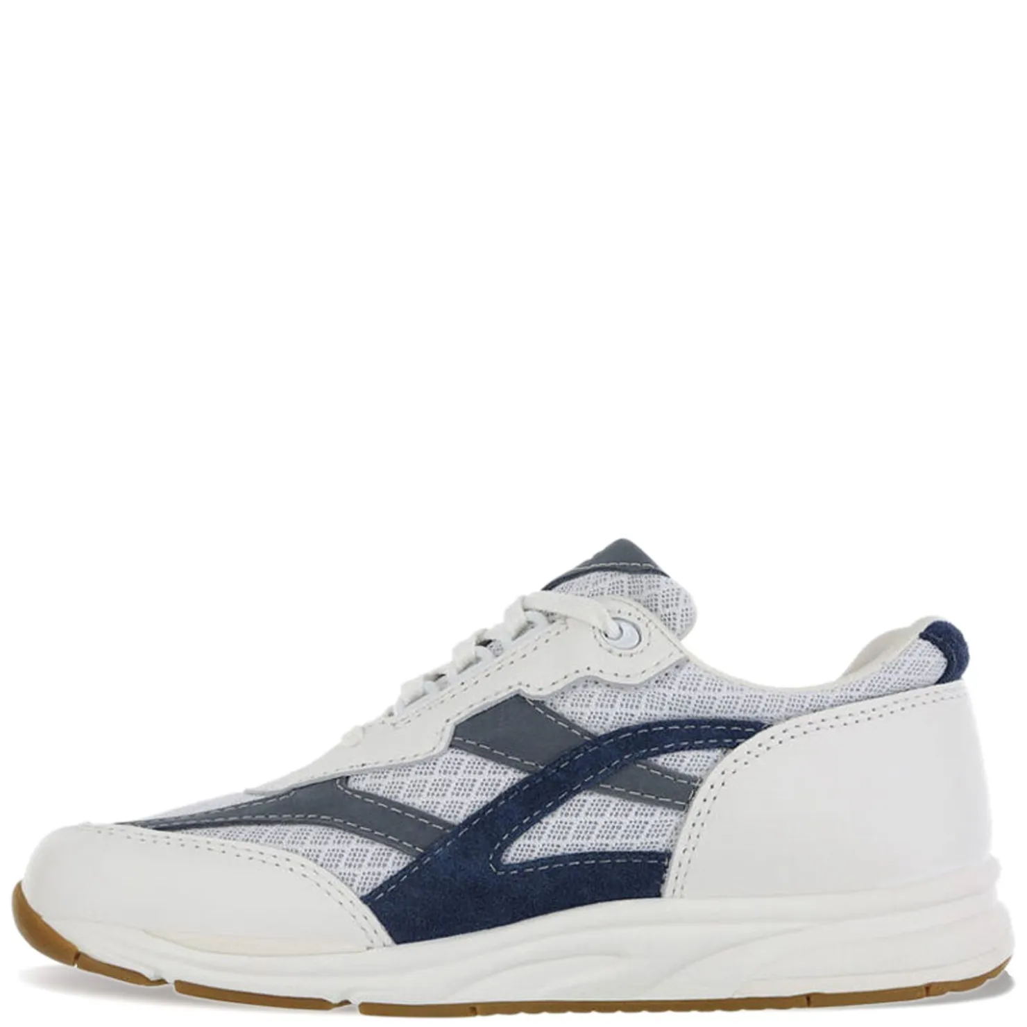 Walking*SAS Women's , Tour Mesh Sneaker White Blue Multi