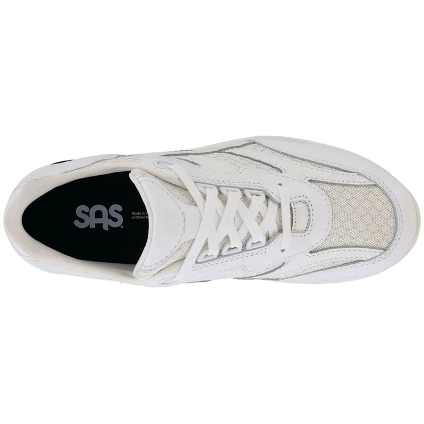 Fashion & Street*SAS Women's , Tour Mesh Sneaker White Multi