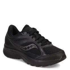 Running*Saucony Women's , Cohesion 14 Running Shoe - Wide Width Black/Black