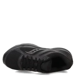 Running*Saucony Women's , Cohesion 14 Running Shoe - Wide Width Black/Black