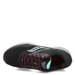 Trail & Hiking*Saucony Women's , Cohesion TR15 Trail Running - Wide Width Black/Dusk/Mint