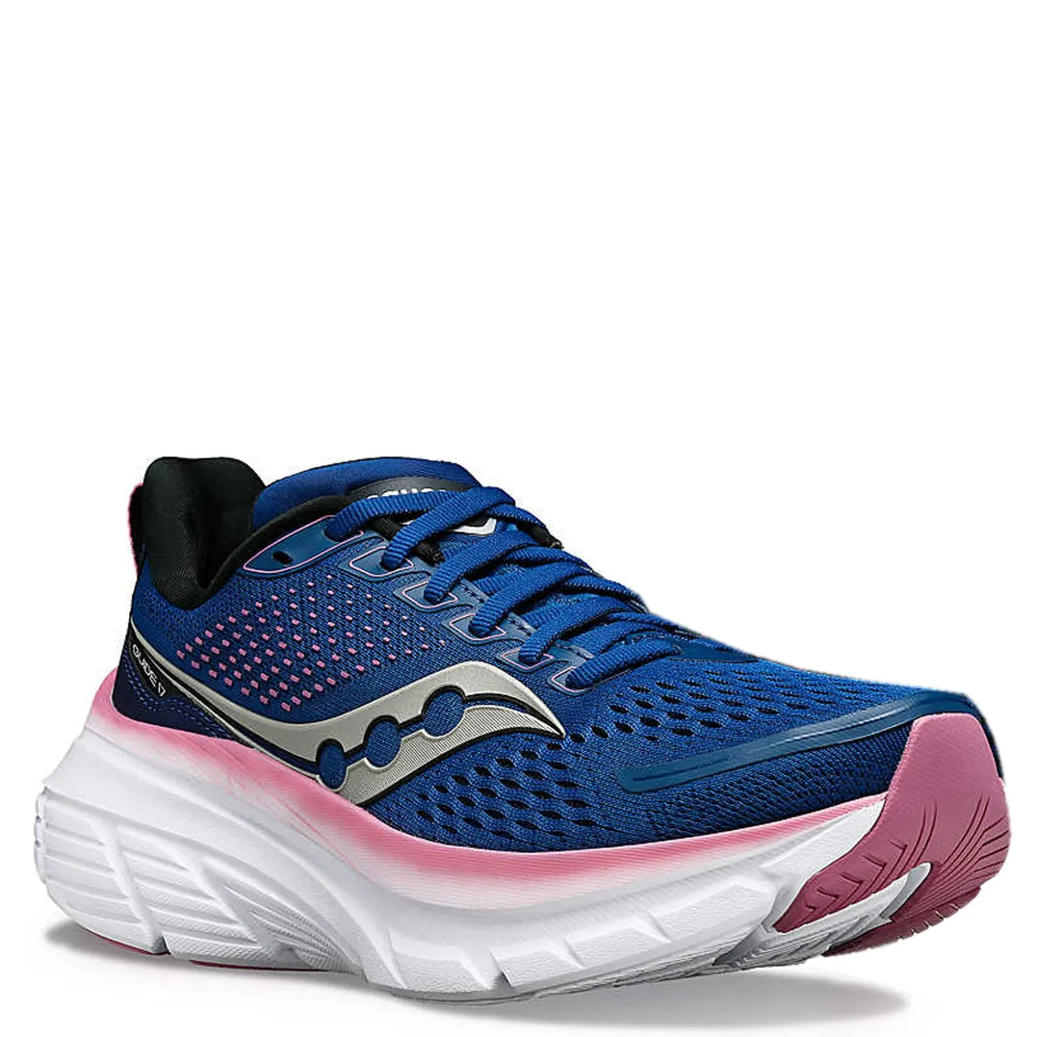 Running*Saucony Women's , Guide 17 Running Shoe Navy/Orchid