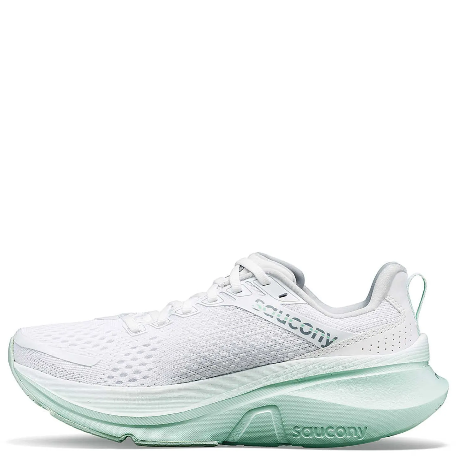 Running*Saucony Women's , Guide 17 Running Shoe White/Jade