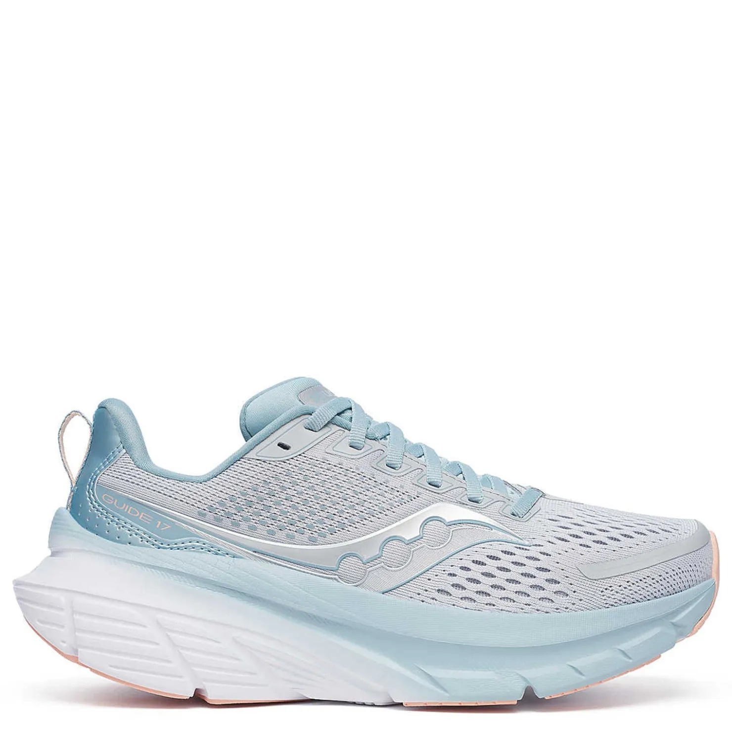 Running*Saucony Women's , Guide 17 Running Shoe Cloud/Topaz
