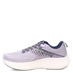 Running*Saucony Women's , Ride 17 Running Shoe Iris/Navy