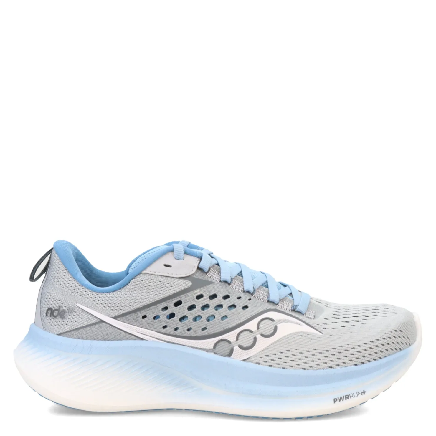 Running*Saucony Women's , Ride 17 Running Shoe - Wide Width Cloud/Breeze