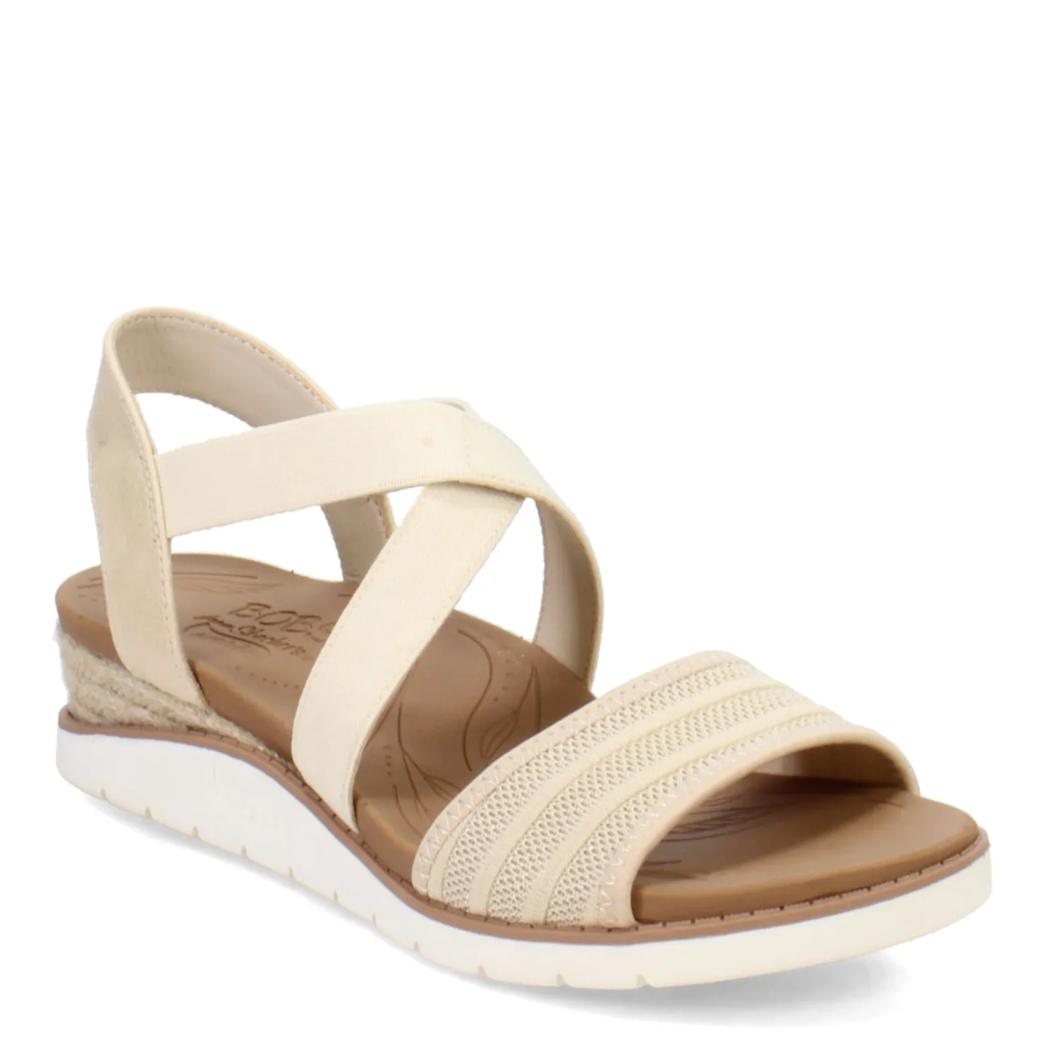 Wedges*Skechers Women's , Arch Fit Beach Kiss - Boho Beyond Sandal Natural