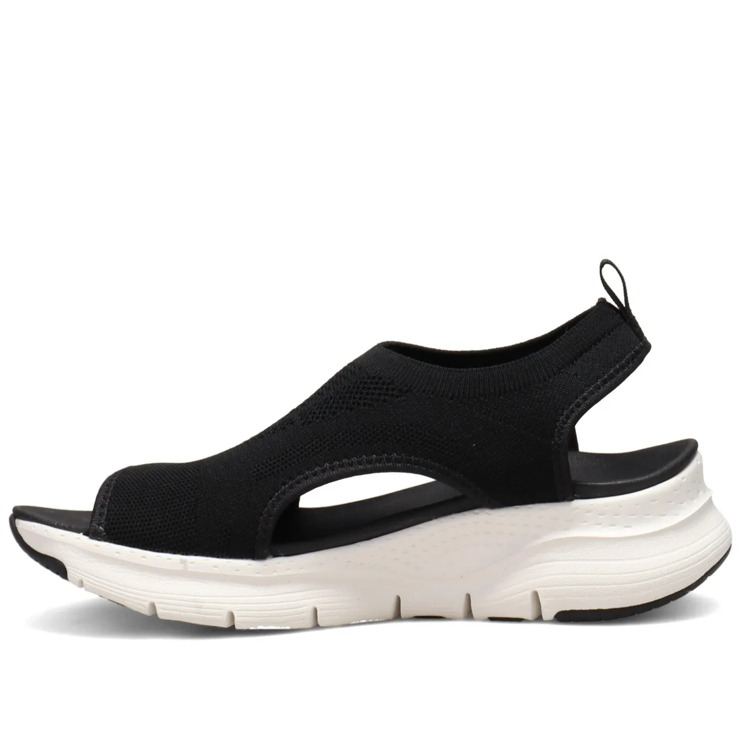 Wedges*Skechers Women's , Arch Fit - City Catch Sandal Black