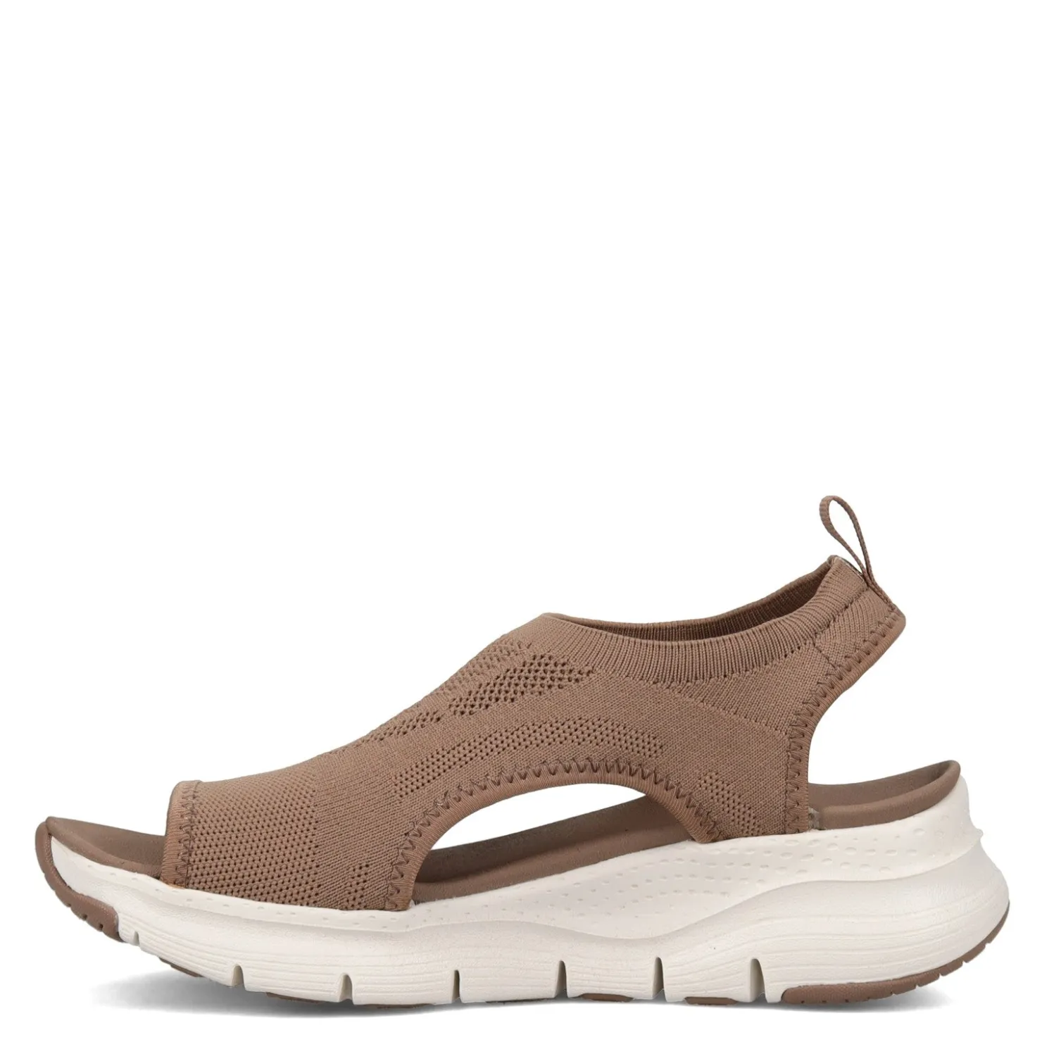 Wedges*Skechers Women's , Arch Fit - City Catch Sandal Mocha