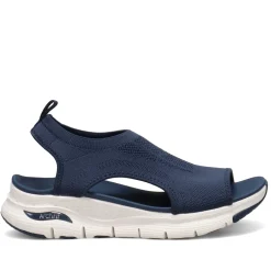 Wedges*Skechers Women's , Arch Fit - City Catch Sandal Navy