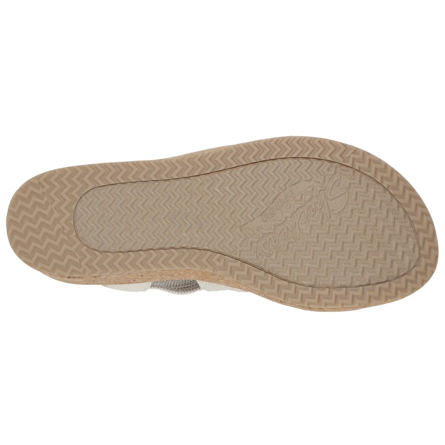 Wedges*Skechers Women's , Arch Fit Beverlee - Love Stays Sandal White