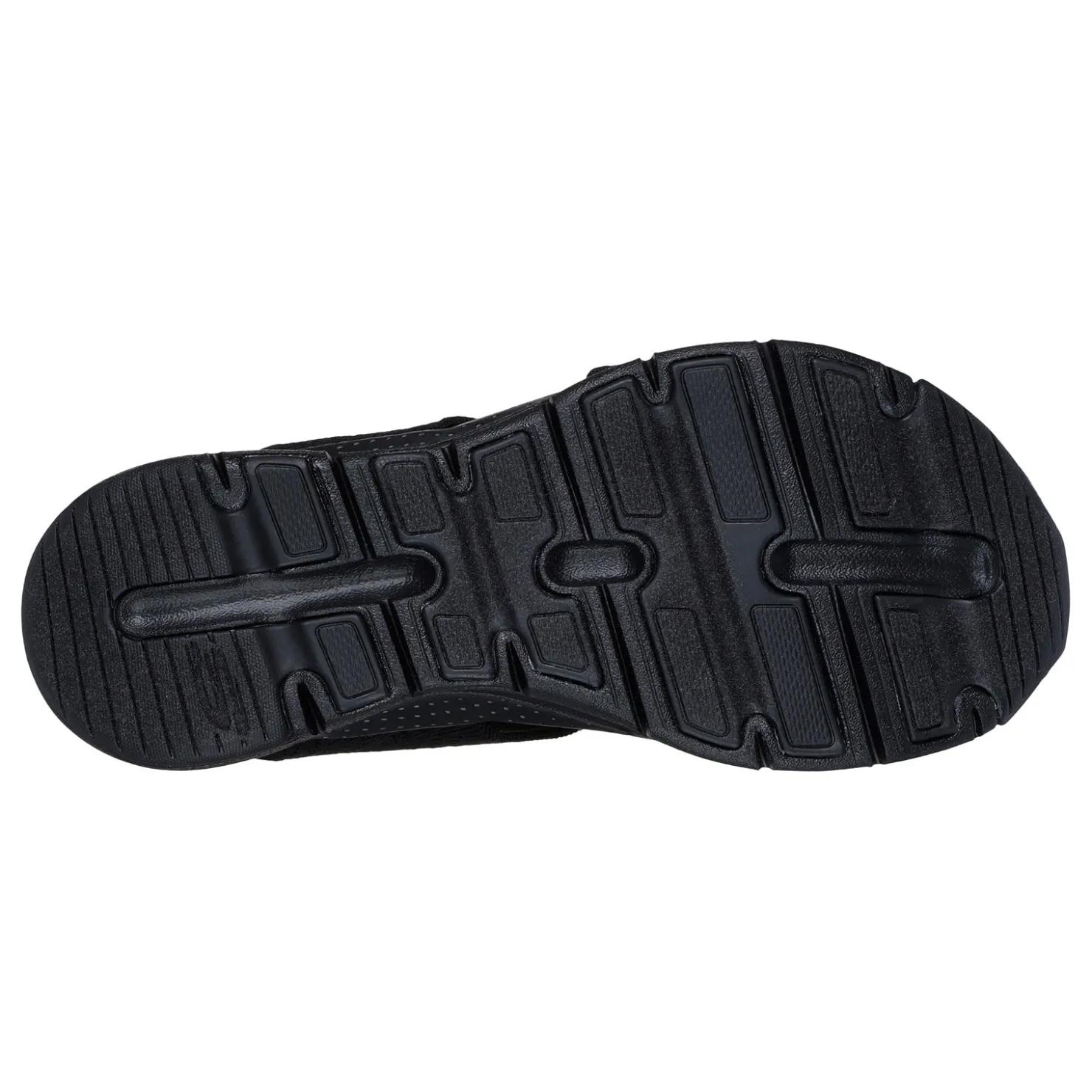 Wedges*Skechers Women's , Arch Fit - Brightest Day Sandal Solid Black