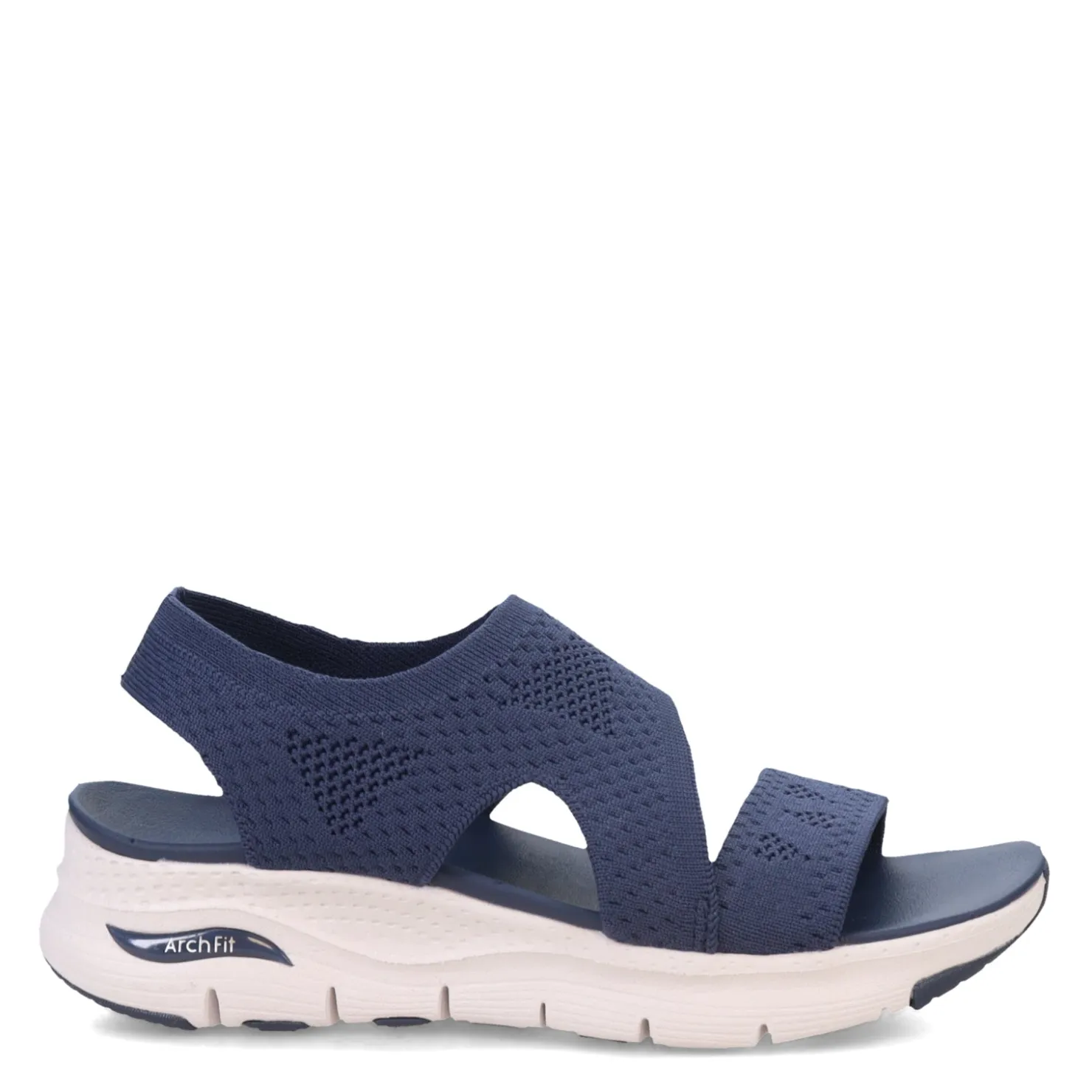 Wedges*Skechers Women's , Arch Fit - Brightest Day Sandal Navy