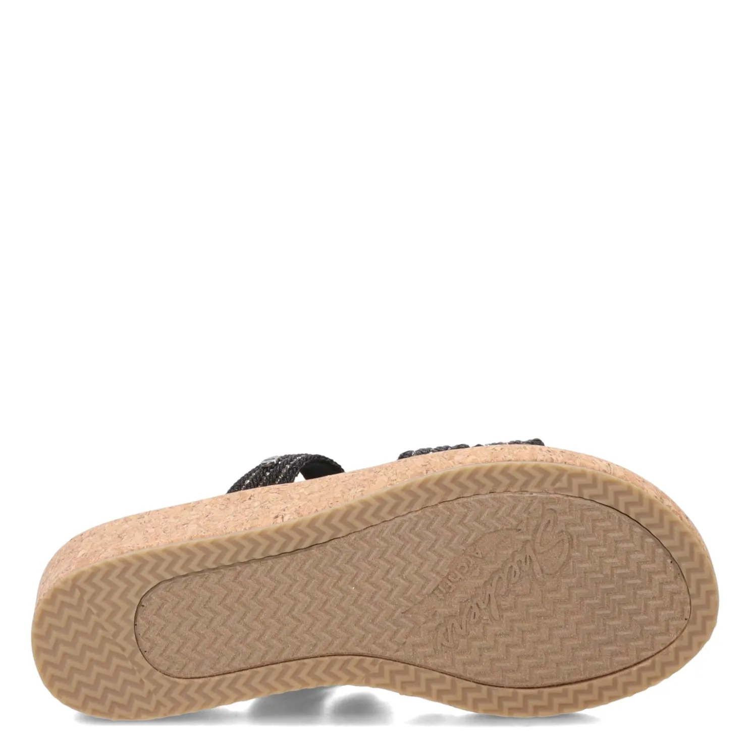Wedges*Skechers Women's , Arch Fit Beverlee - Always Classy Sandal Black