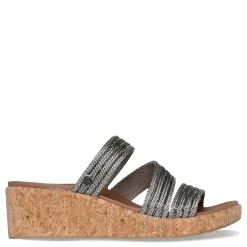 Wedges*Skechers Women's , Arch Fit Beverlee - Always Classy Sandal Pewter