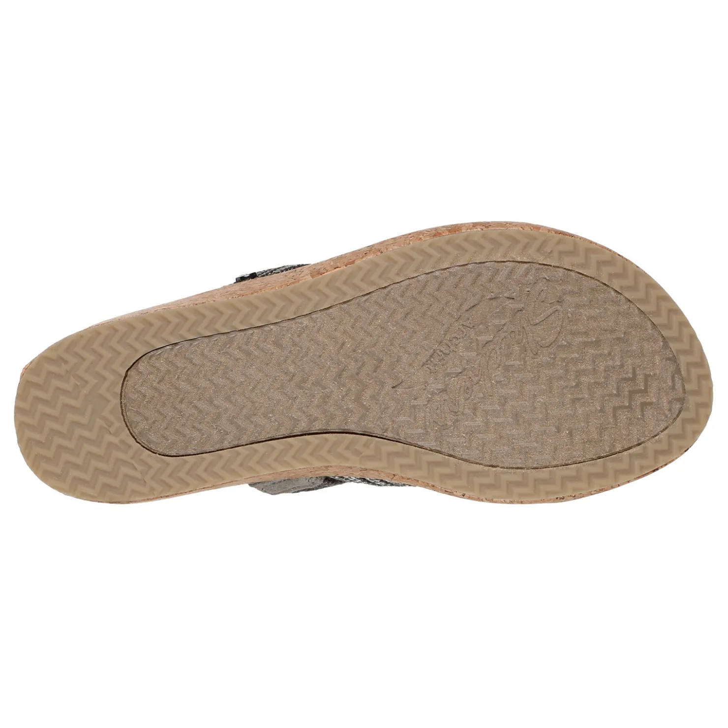 Wedges*Skechers Women's , Arch Fit Beverlee - Always Classy Sandal Pewter