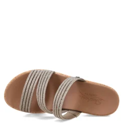 Wedges*Skechers Women's , Arch Fit Beverlee - Always Classy Sandal Pewter