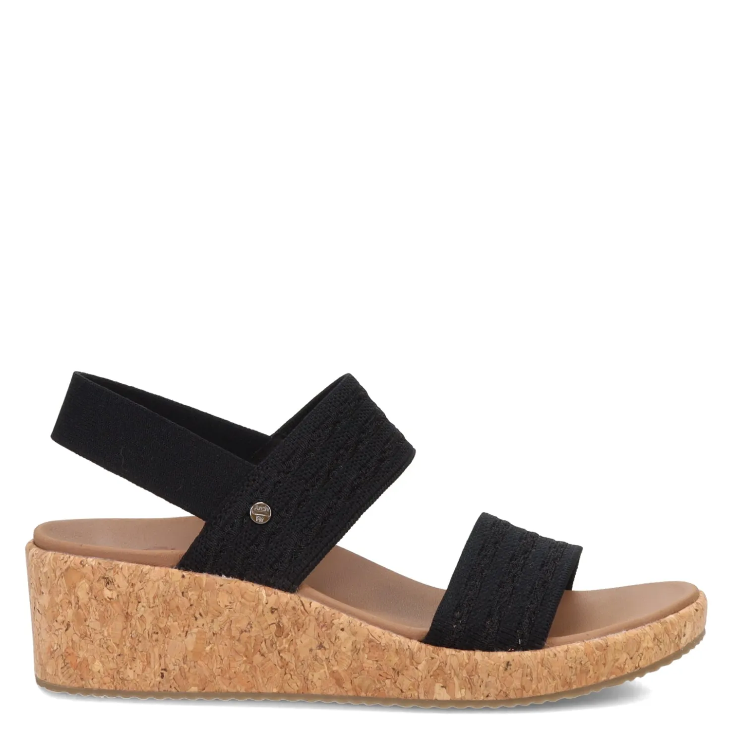 Wedges*Skechers Women's , Arch Fit Beverlee - Mesh On You Sandal Black