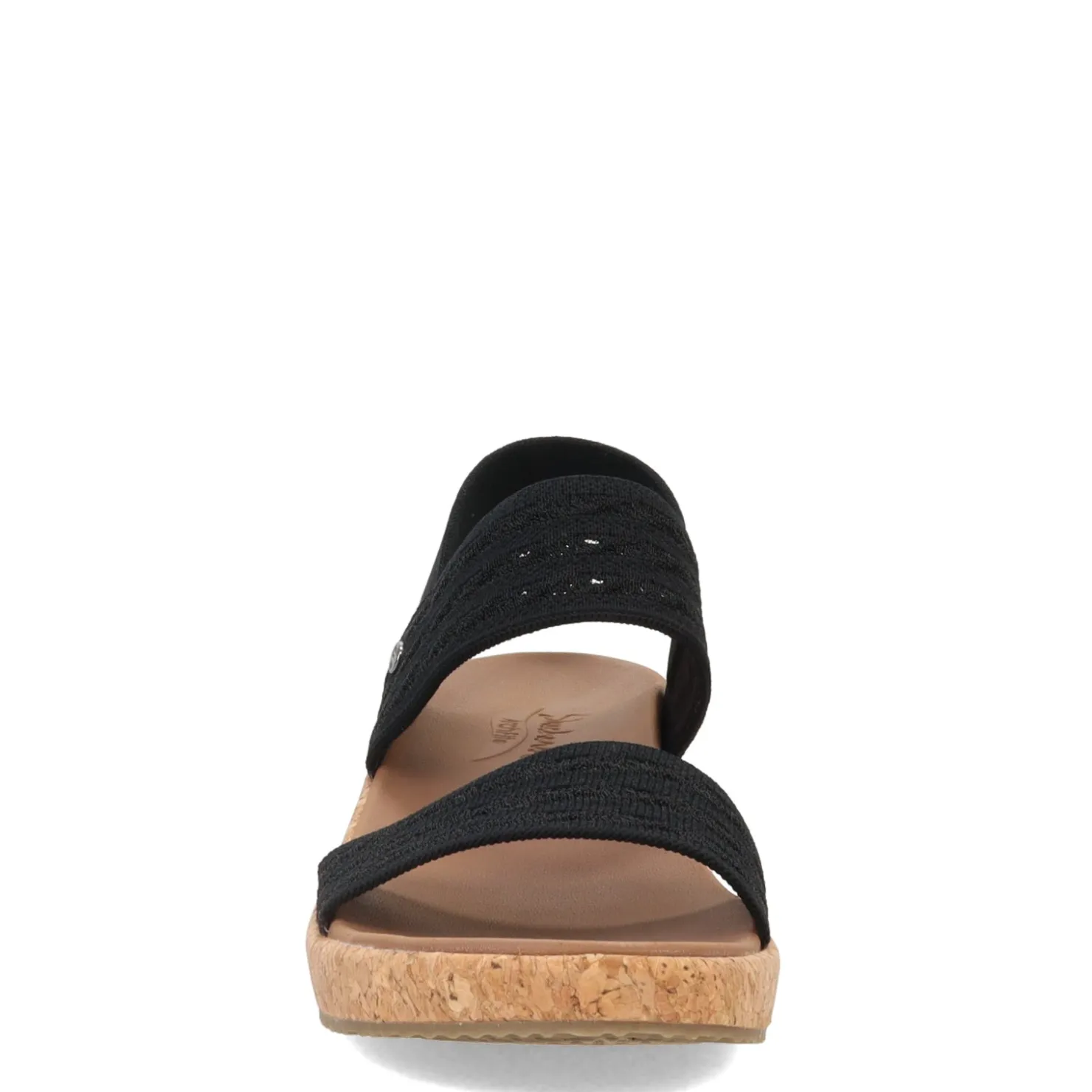 Wedges*Skechers Women's , Arch Fit Beverlee - Mesh On You Sandal Black