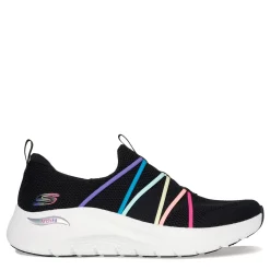 Walking*Skechers Women's , Arch Fit 2.0 - Colorful Road Sneaker Black Rainbow Multi