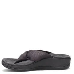 Flip Flops*Skechers Women's , Arch Fit Sunshine - My Life Sandal Black/Black