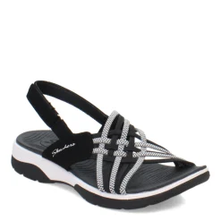 Outdoor & Hiking*Skechers Women's , Arch Fit Reggae Sport Sandal Black/White