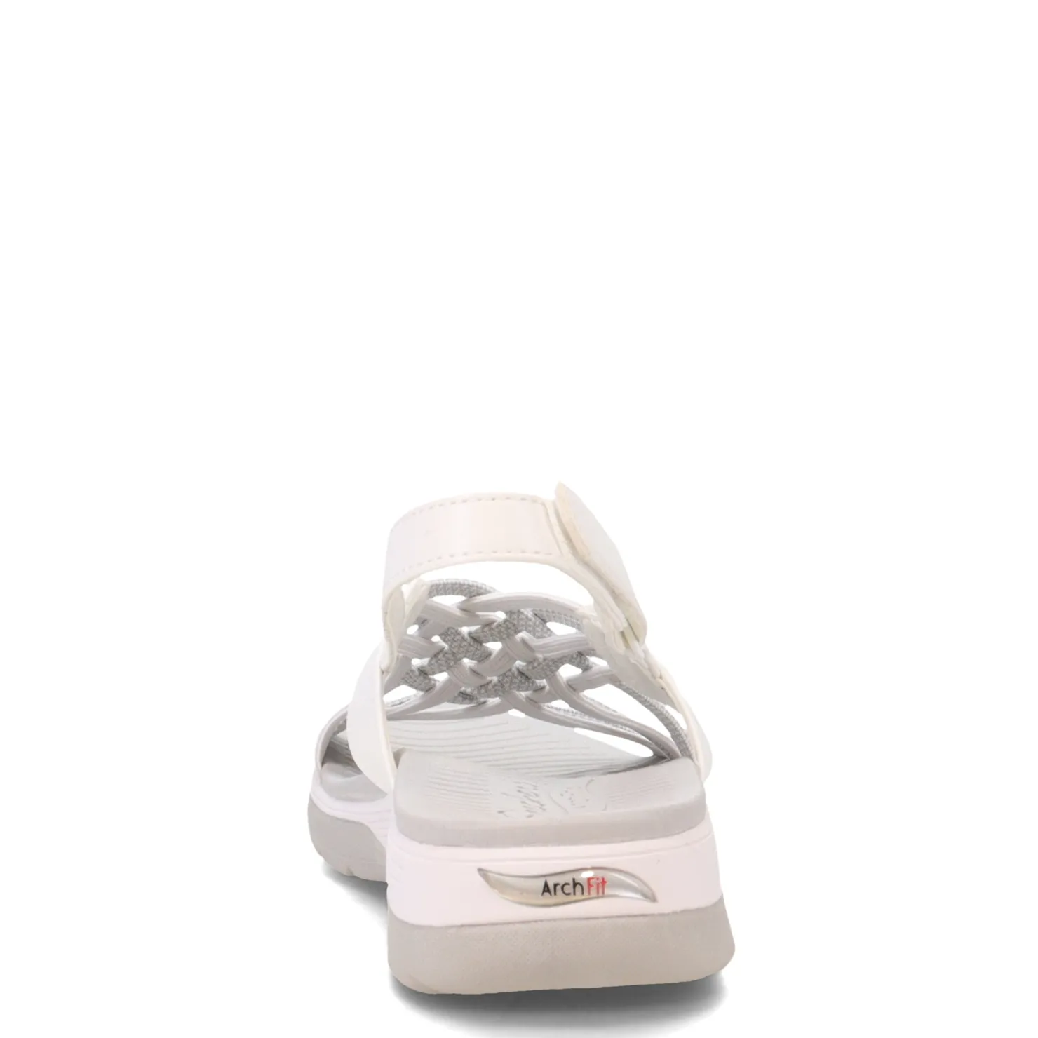 Outdoor & Hiking*Skechers Women's , Arch Fit Reggae Sport Sandal White/Grey