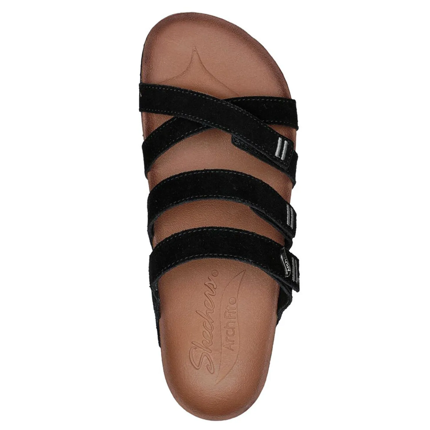 Footbed Sandals*Skechers Women's , Arch Fit Granola - In Heaven Sandal Black