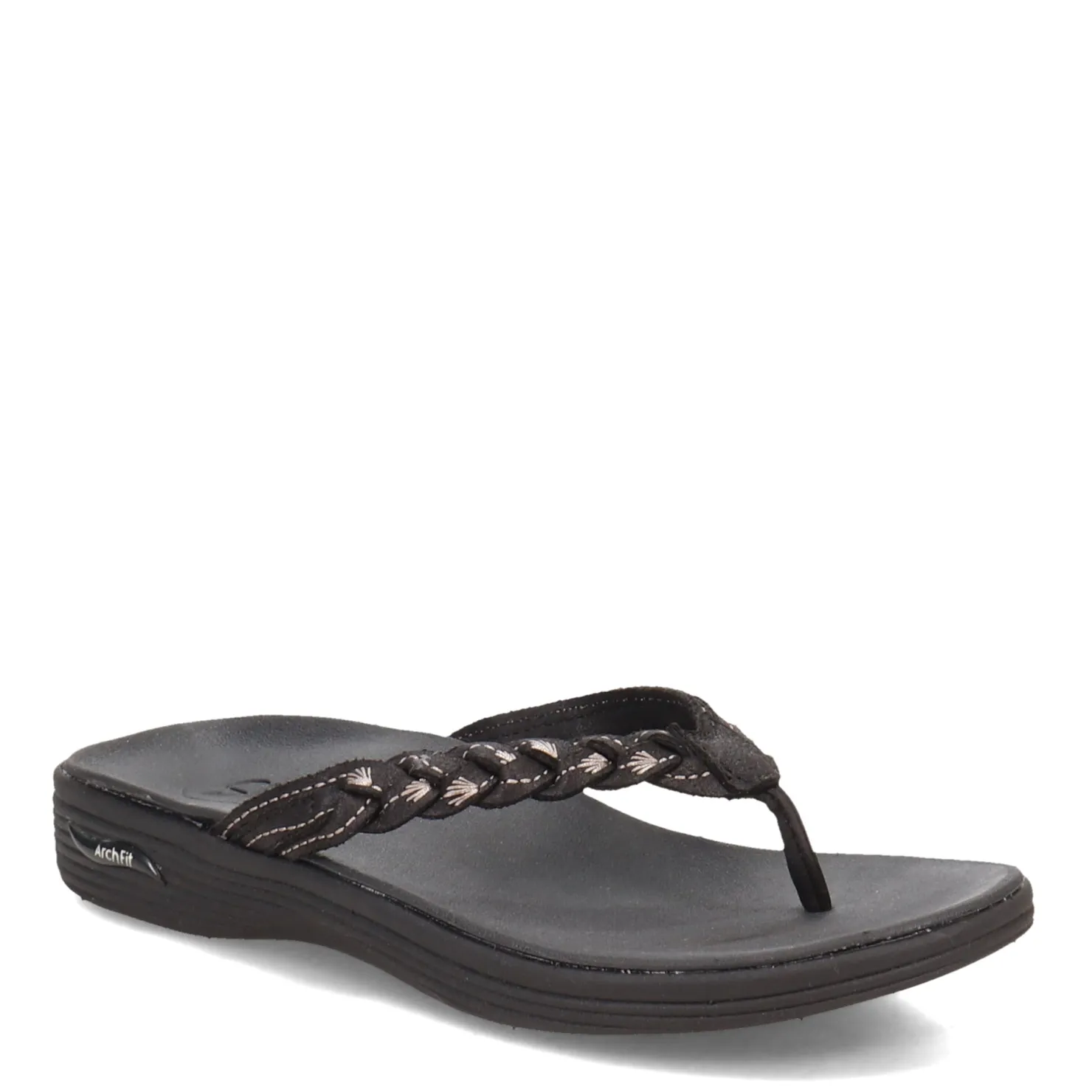 Flip Flops*Skechers Women's , Arch Fit Maui Sandal Black